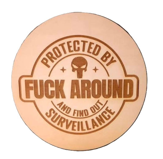 Engraved Security sign