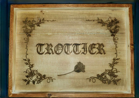 Custom Engraved Framed statement Piece