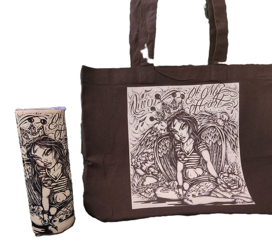 Tote bag and Tumbler